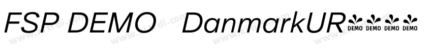 FSP DEMO   DanmarkUR字体转换